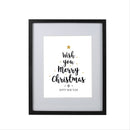 Facepaper "Wish You Merry"