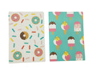 Conj 2 Cadernos - Donuts Sortido