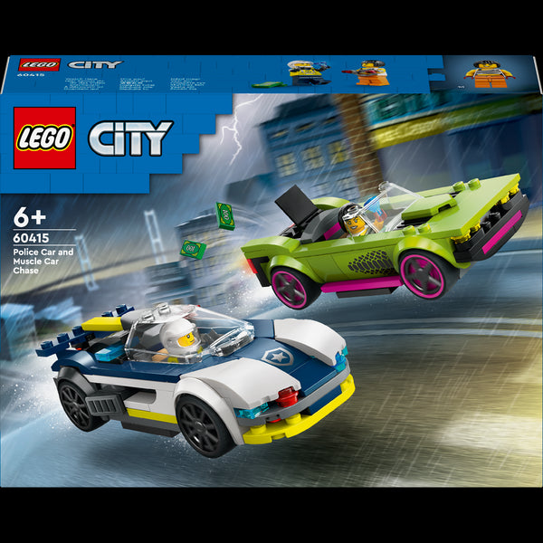 Perseguição De Carro Da Polícia Lego