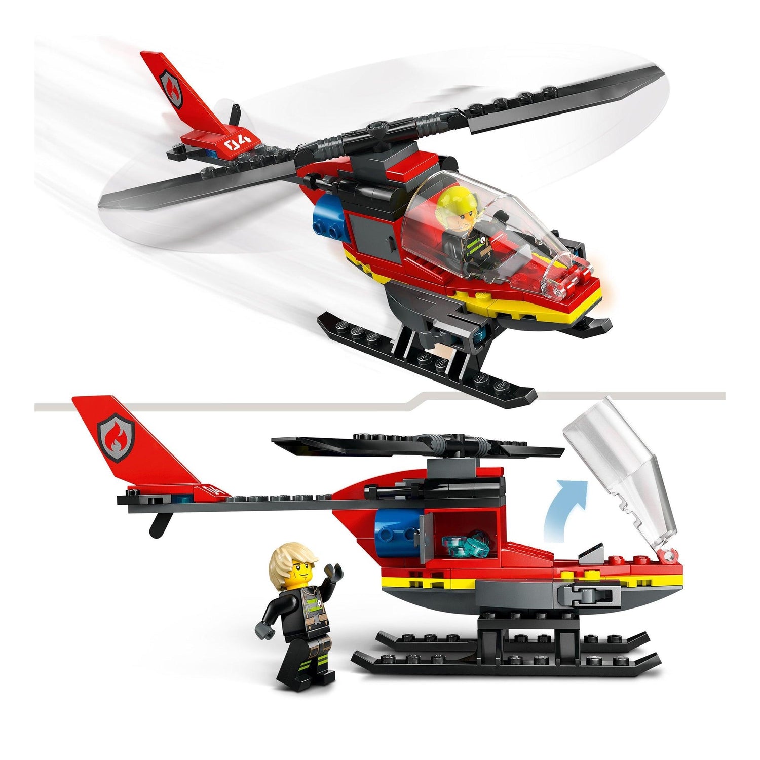 LEGO City - Helicóptero de Resgate dos Bombeiros - 60411
