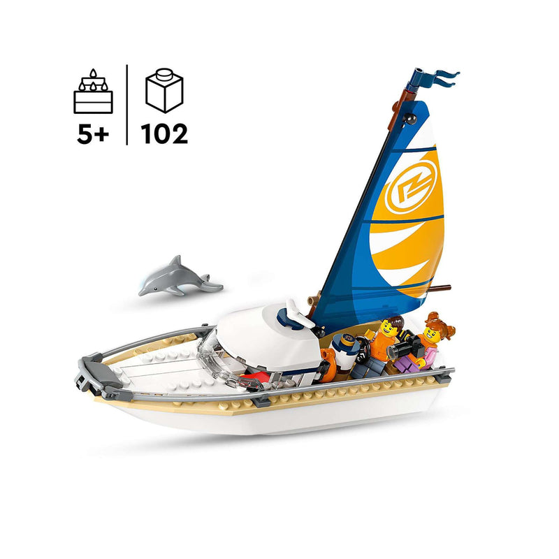 Barco À Vela Lego-City