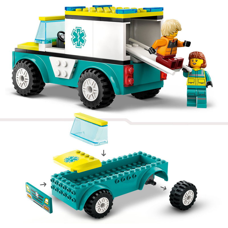 Ambulância de Emergência e Snowboarder