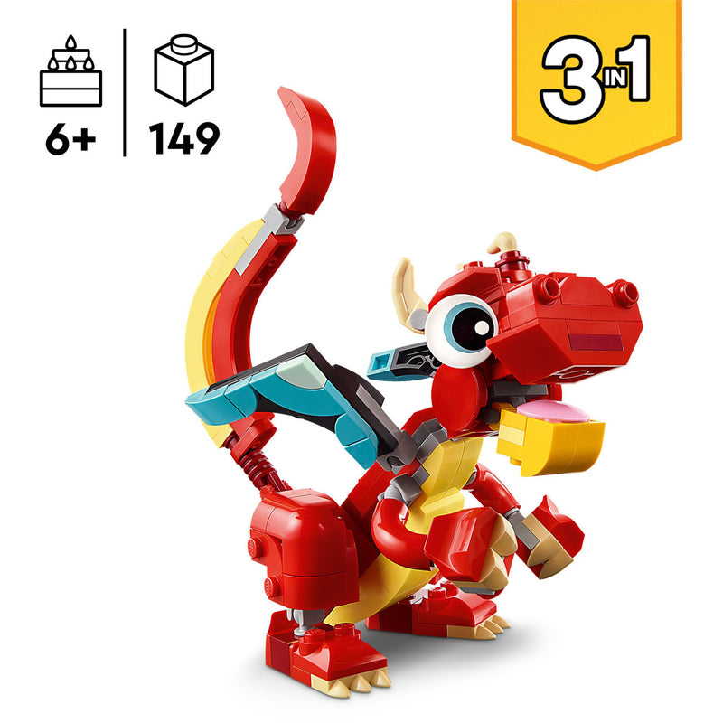 Dragão Vermelho Lego-Creator