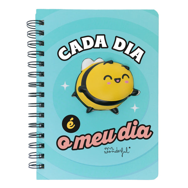 Caderno A5 Squishy - Abelha