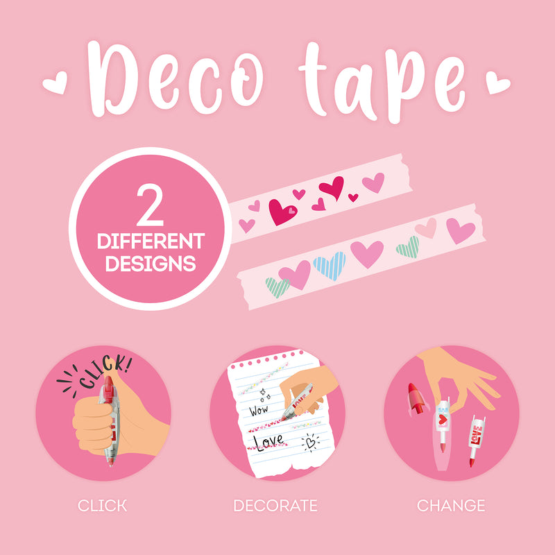 Caneta Decoration Tape - Coração