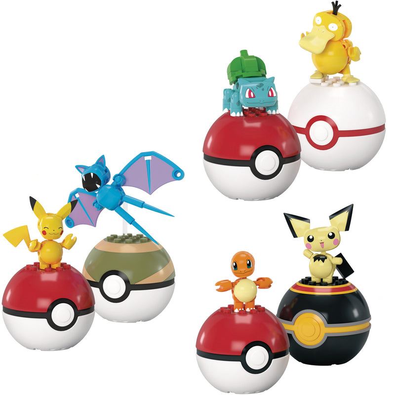 Mega Pokémon Sort. Pack 2 Pokebolas