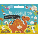 Dinossauros - Megabloco para Pintar com Autocolantes