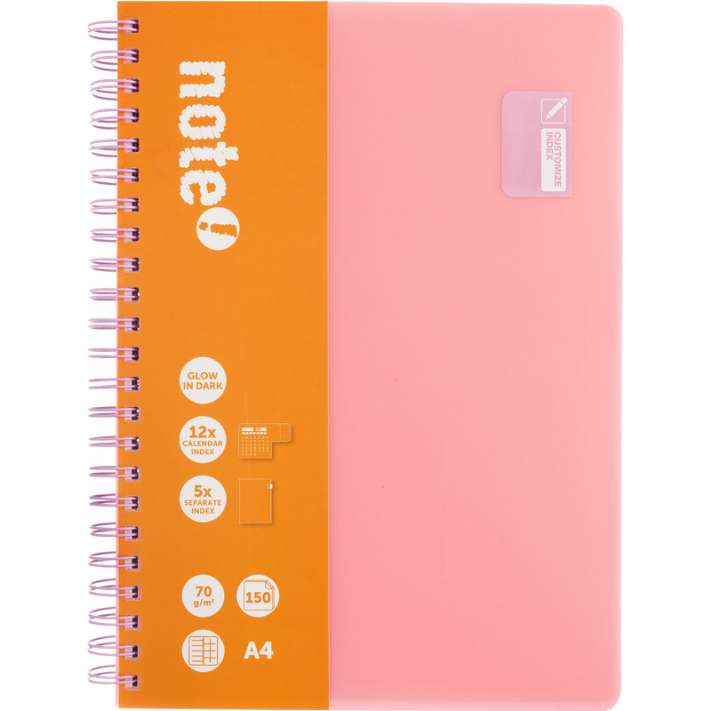 Caderno Espiral A4 Multidisciplinar Com Elástico 120 Folhas