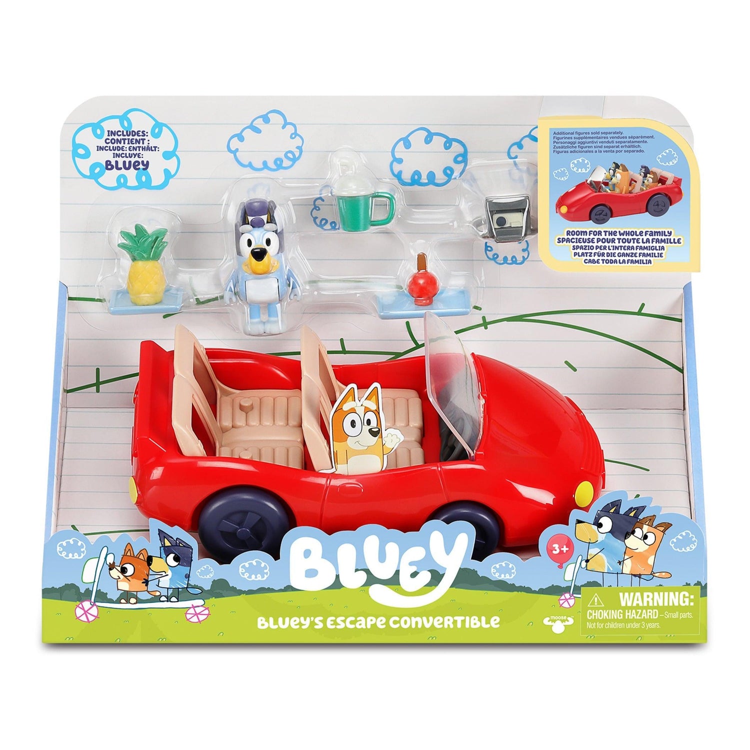 Bluey - Carro Descapotável