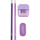 Conjunto Lápis Hd+Borracha+Afia Pastel Note!