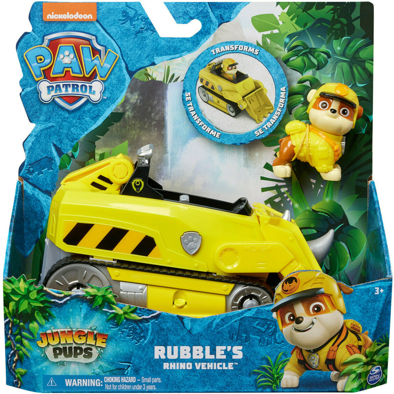 Paw Patrol Veículo Temático Rubble Selva