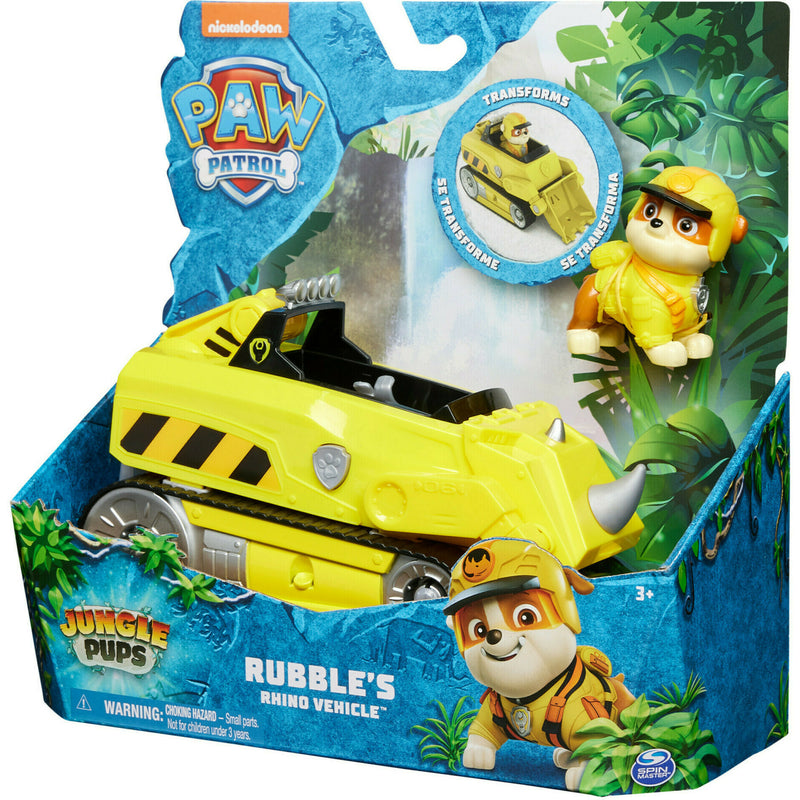 Paw Patrol Veículo Temático Rubble Selva