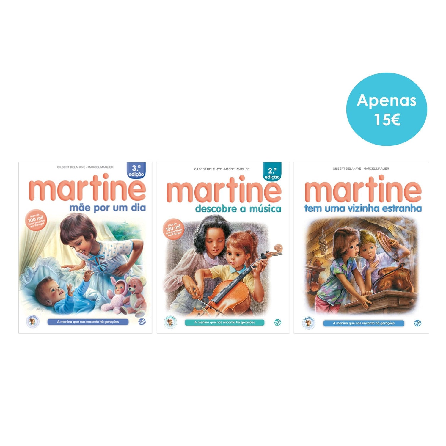 Martine (Pack 3 Livros) de Gilbert Delahaye