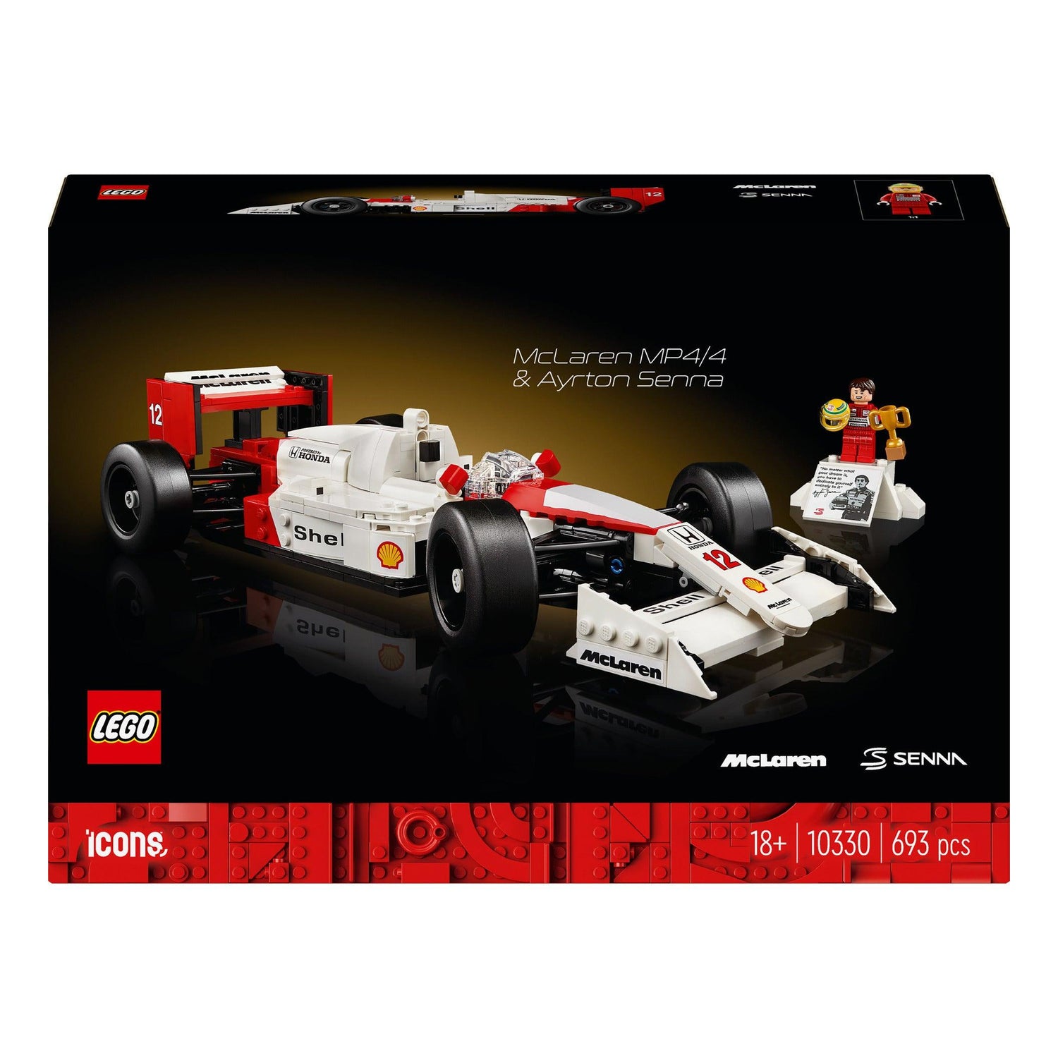 LEGO Icons - McLaren MP4/4 e Ayrton Senna - 10330