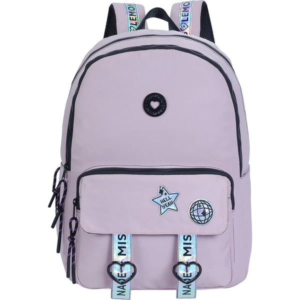 Mochila Dupla Miss Holo Pink Miss Lemonade