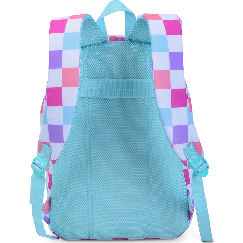 Mochila Dupla Colorful Check Mint