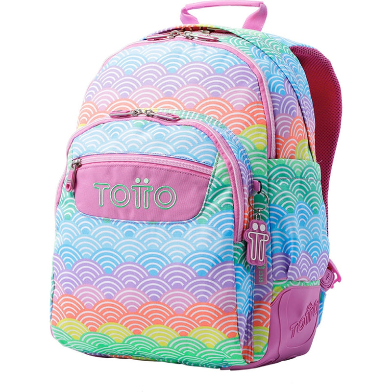 Mochila Com Base Borracha Arco Iris Totto