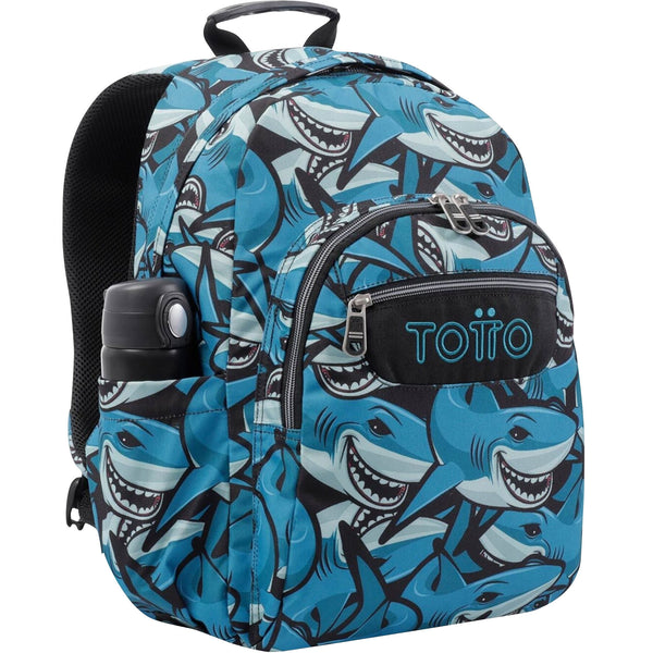 Mochila Tubarões Azul Totto