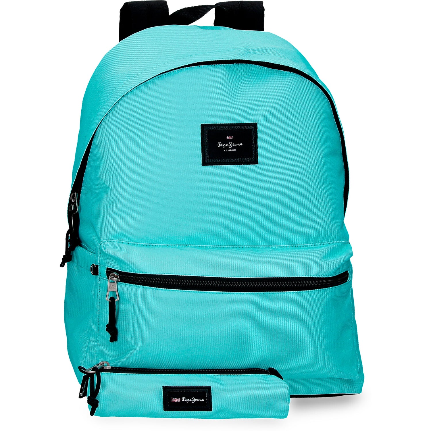 Mochila+Estojo Aris Colorful Aguamarina