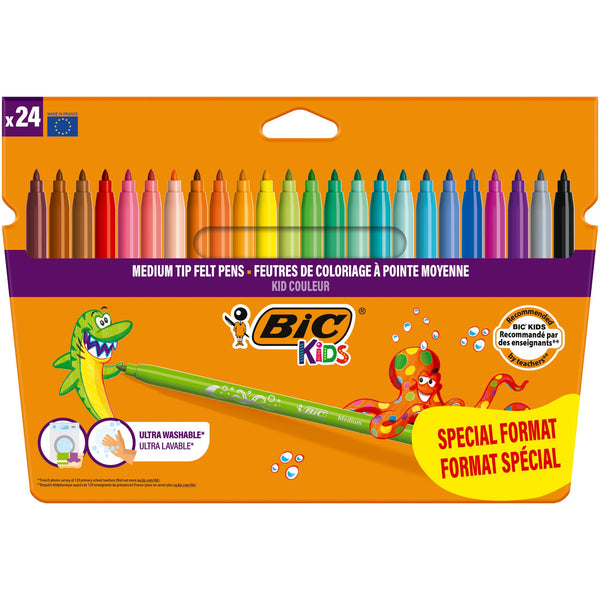 Marcadores de Colorir Kid Couleur 24 unidades Bic