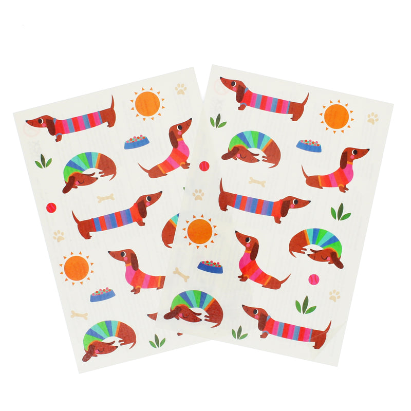 Conjunto 2 Folhas Tatuagens Temp - Sausage D