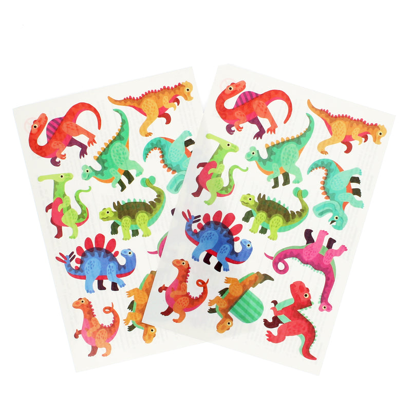 Conjunto 2 Folhas Tatuagens Temp - Dinosaur