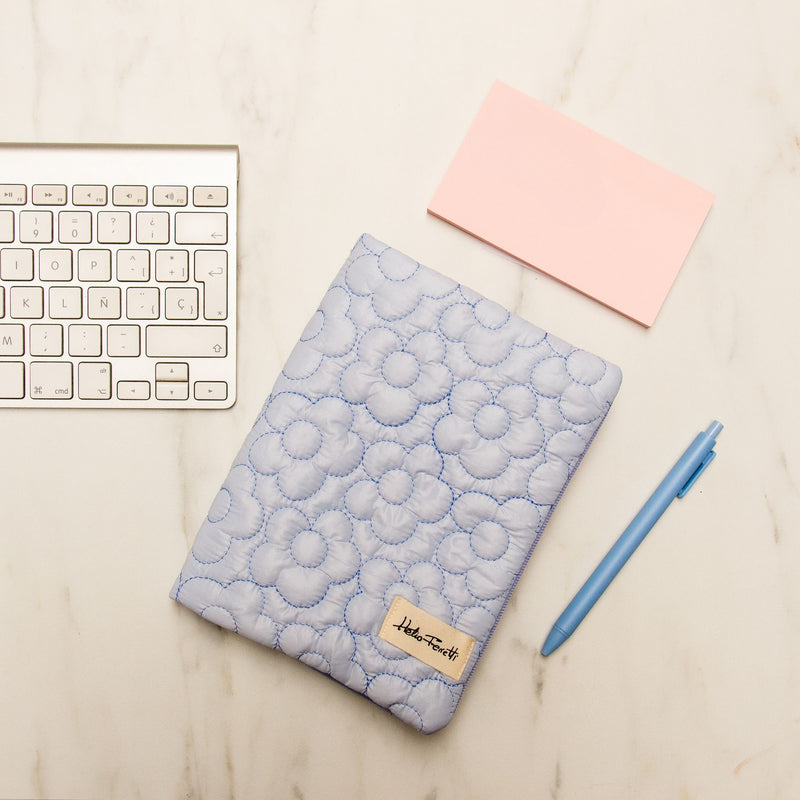 Caderno A5 - Light Blue Padded Woven