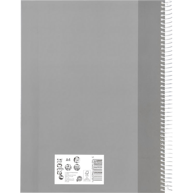Caderno Espiral A4 Capa Dura Pautado 150 Folhas 60G Note!