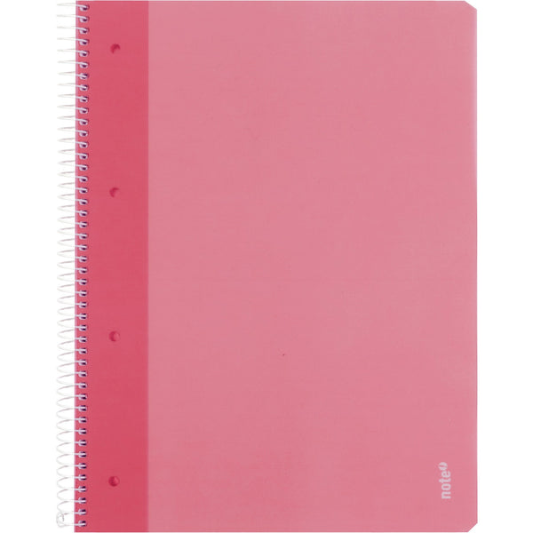 Caderno Espiral A4 Pautado Rosa