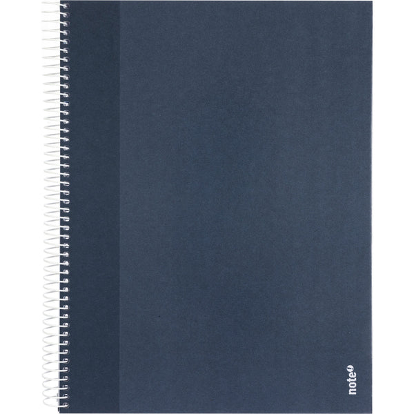 Caderno Espiral A4 Pautado Capa Dura Azul Escuro