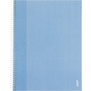 Caderno Espiral A4 Capa Dura Pautado 100 Folhas Azul Colours