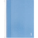 Caderno Espiral A5 Capa Dura Pautado 100 Folhas Azul Claro Note!