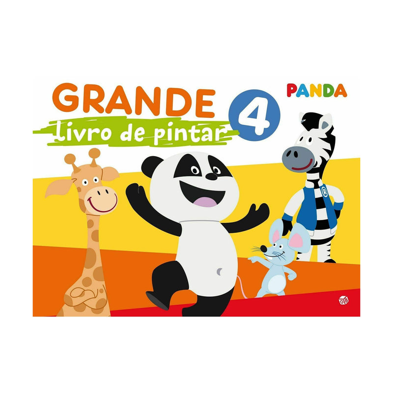 Panda-Grande Livro de Pintar 4 de Zero A Oito