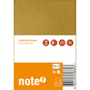 Envelope Silicone C6 114*162 Dourado 10 unidades Note