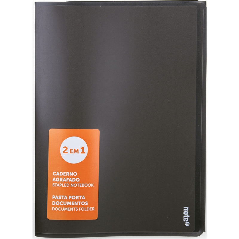 Caderno Agrafado A4 48 Folhas 2Em1 Note!