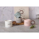 Caneca Azul Home com Asa Castanha