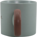 Caneca Azul Home com Asa Castanha