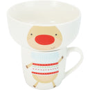 Conjunto Taça + Caneca Rena