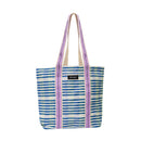 Tote Bag - Blue And White