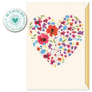 Postal - Coração Cores