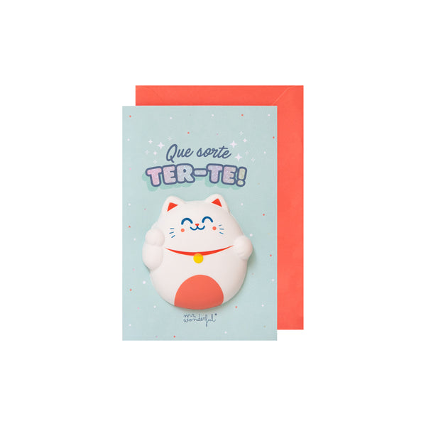 Postal Squishy - Que Sorte Ter-Te!