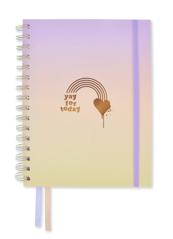 Caderno A5 Espiral - Sunset Love Heart