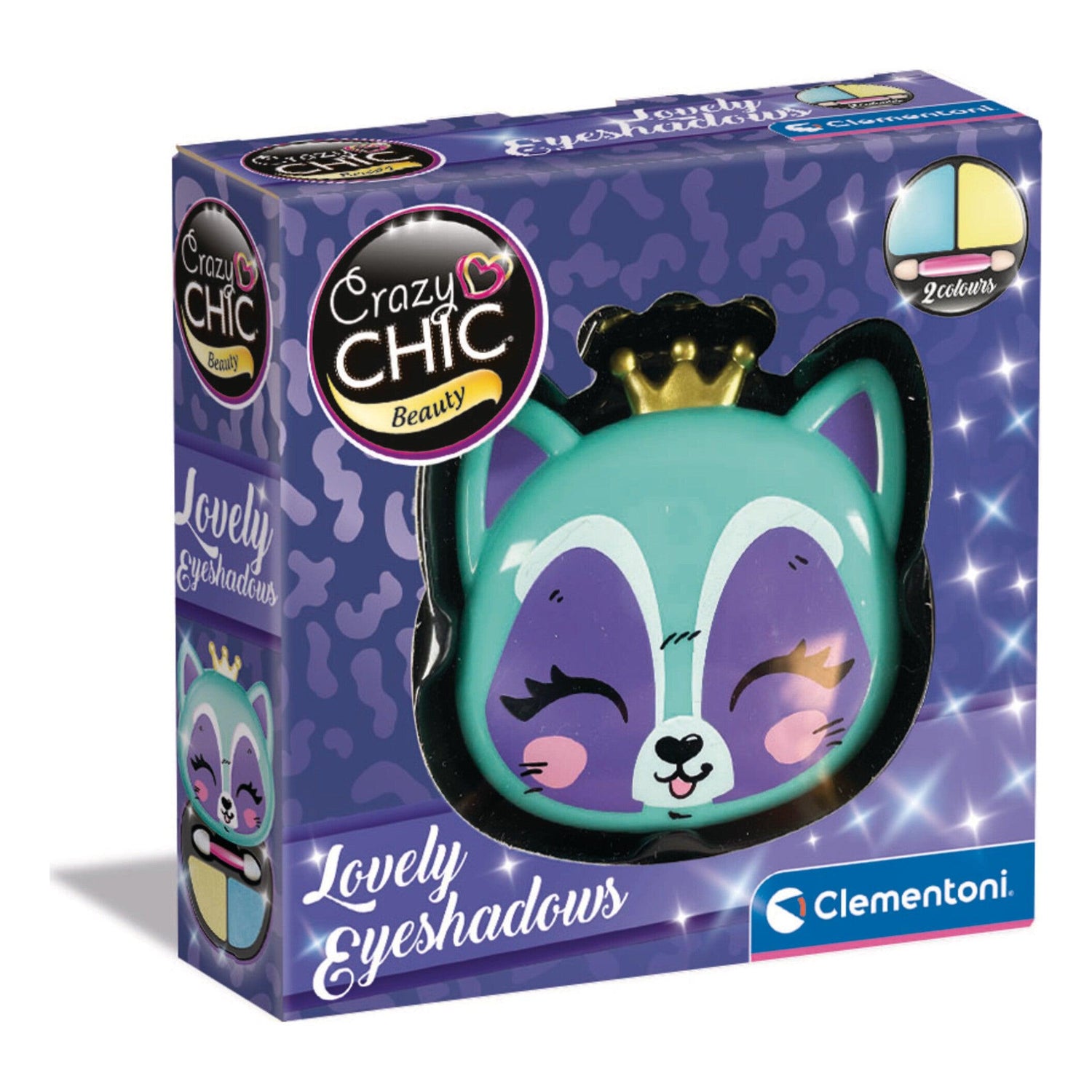 Clementoni - Mini Kit de Sombras Crazy Chic (artigo sortido)