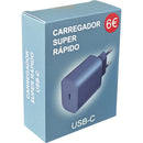 Tomada USB-C Azul Fusion