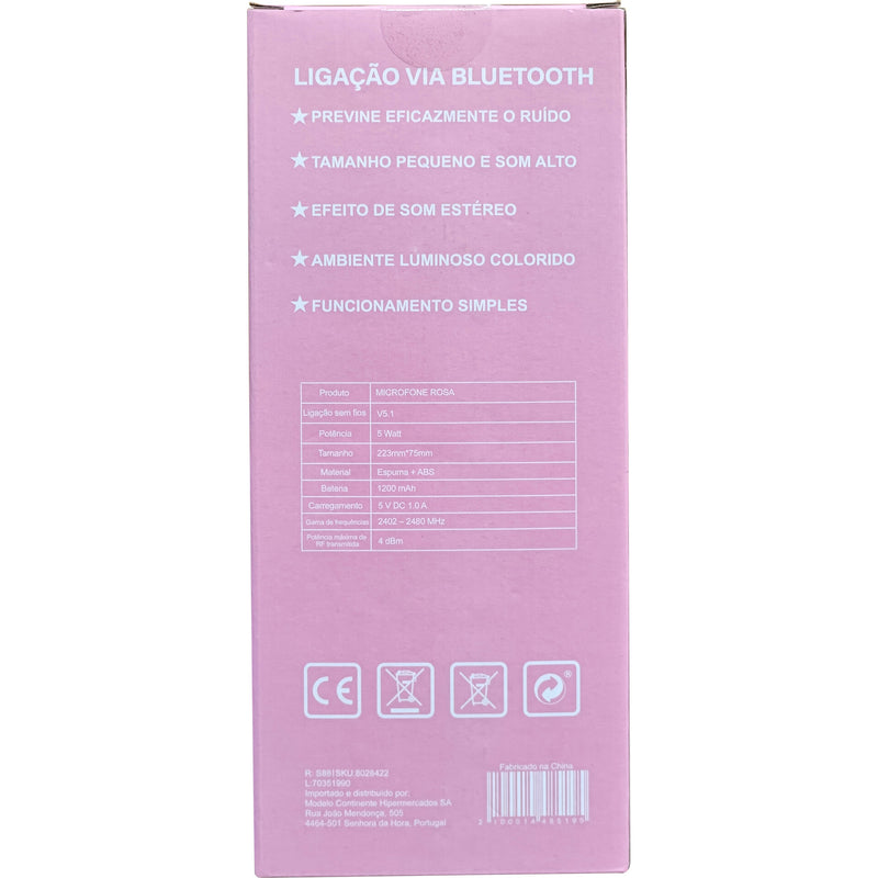 Microfone Rosa