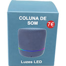 Coluna de Som Azul Fusion