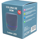 Coluna de Som Azul Fusion