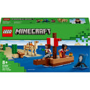 A Viagem do Barco Pirata Lego-Minecraft