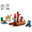 A Viagem do Barco Pirata Lego-Minecraft