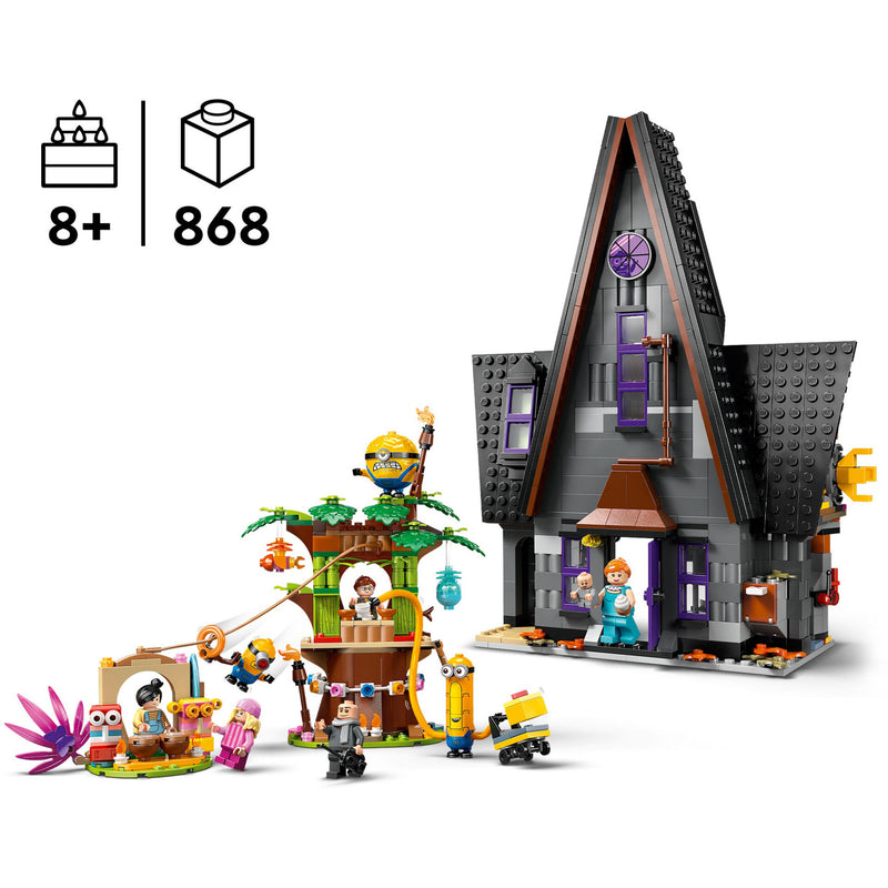Mansão de Família do Gru e Minions Lego